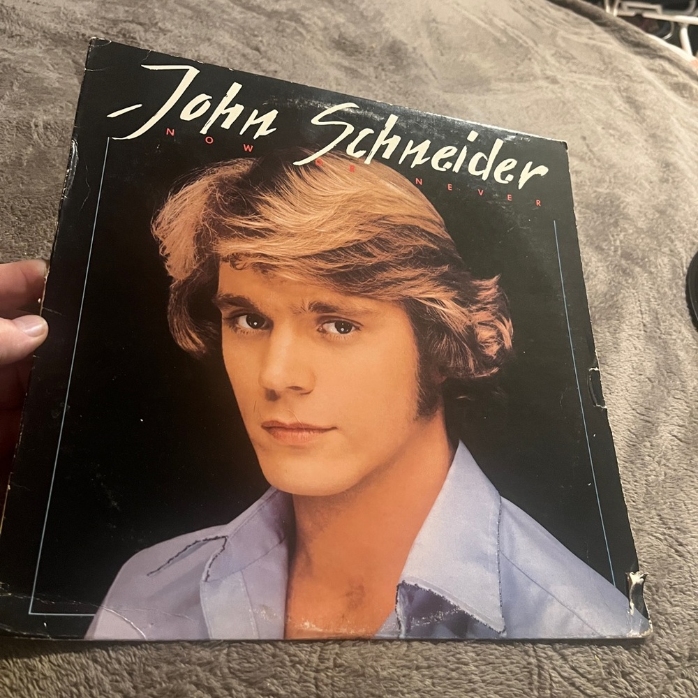 John Schneider Now or Never LP Vinyl Record 1981